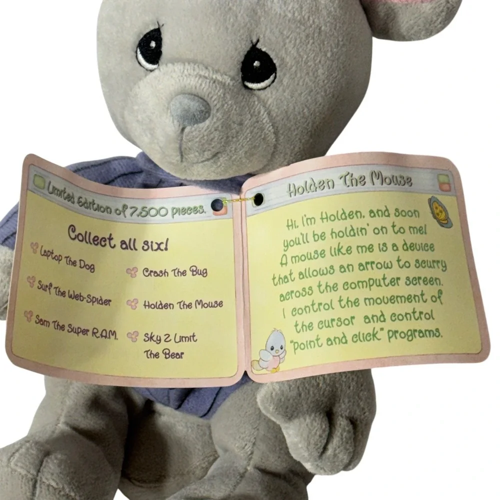 Precious Moments Tender Tails Holden The‎ Mouse Plush Toy